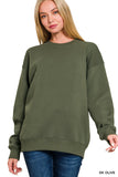 Fleece Round Neck Sweatshirts