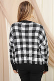 Checkered Cardigan