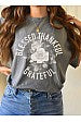 Blessed Thankful Grateful Graphic T-Shirt