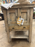 Accent Table 2panel Doors 1 Drawer W/rg 20.8x16.1x28.3h (53x41x72cm)