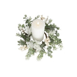 Cream Berry And Flower Candle Ring