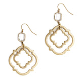 Double Layer Quatrefoil Earring