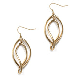 Double Layer Spiral Teardrop Earring