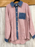 Plaid Collared Shacket
