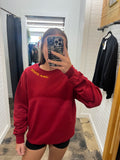 Embroidered College Crewneck