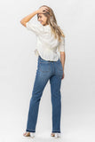 Judy Blue HW Tummy Control Release Hem Slim Boot