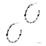 Dots On Hoop Earring