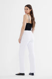 High Rise Straight Leg - 90% Cotton, 8% Poly, 2% Span
