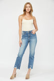 High Ankle Straight With Slit