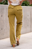 Judy Blue - High Wasit Garment Dyed Cargo Straight