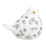 Painted Flower Porcelain Bird