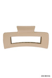 4" Rectangle Hair Claw Clip