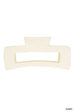 4" Rectangle Hair Claw Clip