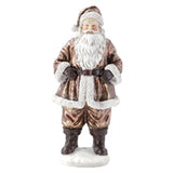 Large Bronze Santa Figurine