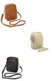 Retro Style Triple Entry Crossbody Bag