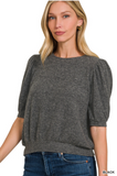 Puff Short Sleeve Sweater