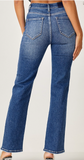 Mid-Rise Slim Relaxed Straight