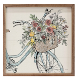 Farmhouse Flea Market Floral Bike By Anne Tavoletti