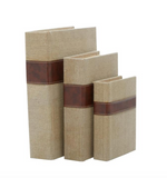 Wood Burlap Box