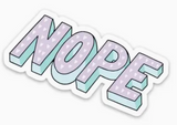 Nope Sticker