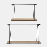 Metal Wood Swing Shelf