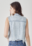 RISEN - Distressed Crop Vest