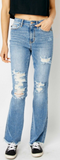 Judy Blue - HW Destroy Fray Hem Bootcut