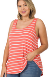 STRIPE SLEEVELESS TOP