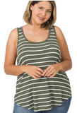 STRIPE SLEEVELESS TOP