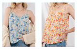 Floral V Neck Cami