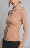 Solid Knit Performance Activewear Jacket