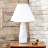 Tall White Ceramic Lamp