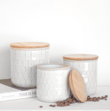 Honeycomb Canisters With Lids