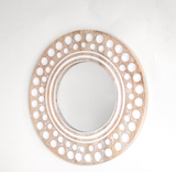 White Dot Pattern Mirror