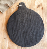 Black Wood Chopping Board