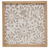 Carved Wall Art Cream