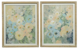 Pastel Floral Prints In Frame