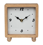 Retro Square Table Clock