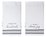 Fabric JoyHappy Tea Towels