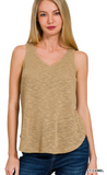 V Neck Sleeveless Cami Top