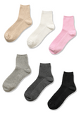 Ribbed Crew Socks