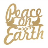 Peace On Earth Plaque Iron