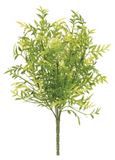 Mini Leaf Bush 12H Plastic