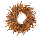 Fall Grass Wreath 28D Polyester