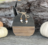 Black Wood Plank Pumpkin