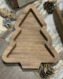 Large Wood Wash Tree Tray