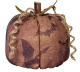 Lrg. Bat Fabric Pumpkin