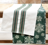 Reversible Snowflake Table Runner