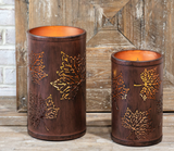 Brown Leaf Lanterns