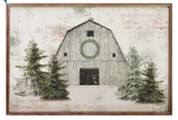 Wooded Holiday I Barn By Katie Pertiet